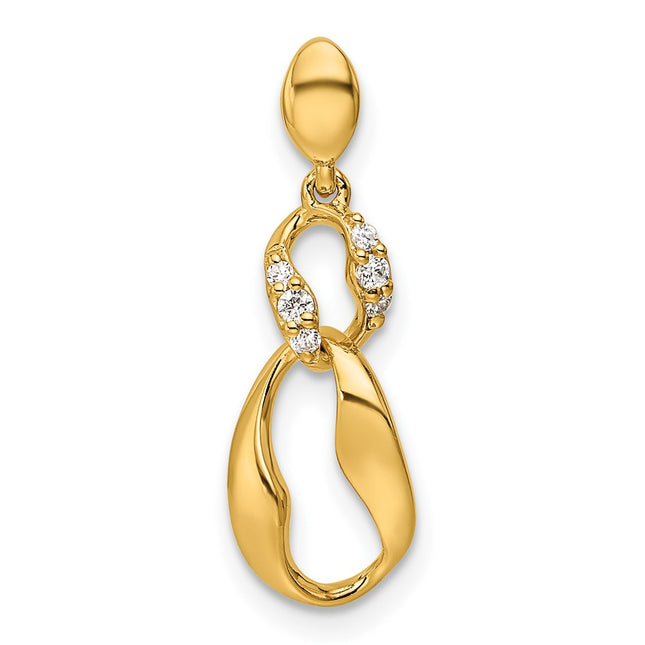 14k Yellow Gold Pendants Style PM10206 - Classique Jewelry Inc.