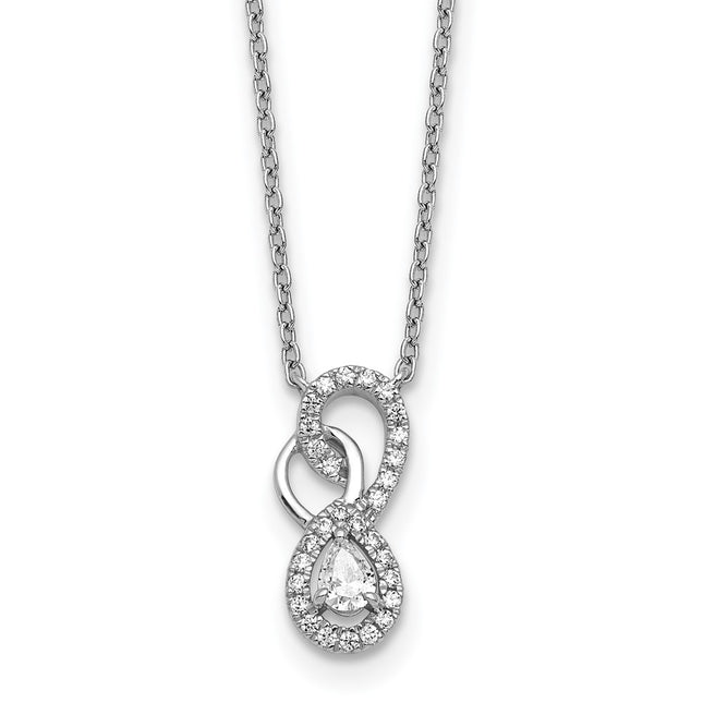14k White Gold Jewelry Style PM10508 - Classique Jewelry Inc.