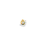 14K 7 Birthstone and Dia Mother/Child Chain Slide Semi-mount view