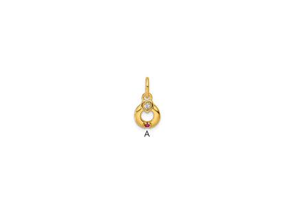 14k Yellow Gold Pendants Style PM10729 - Classique Jewelry Inc.