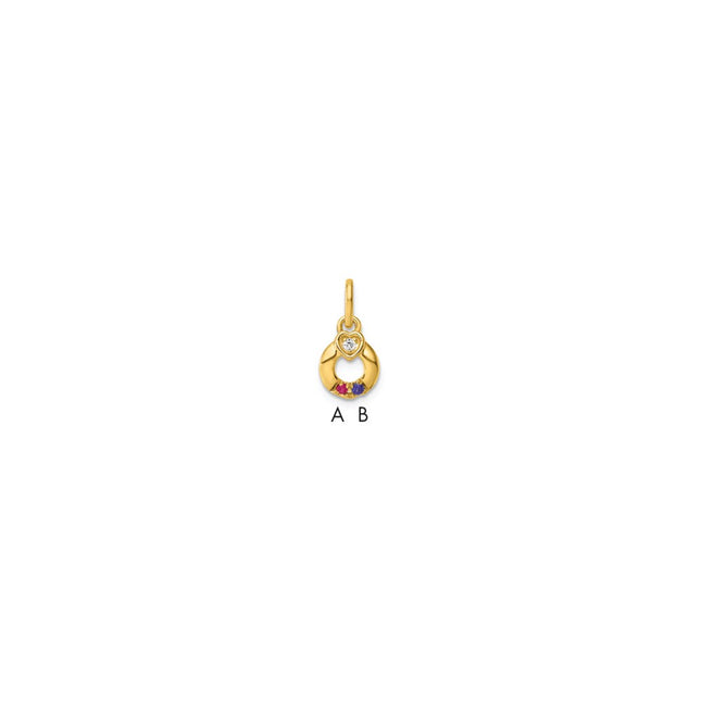 14k Yellow Gold Pendants Style PM10729 - Classique Jewelry Inc.