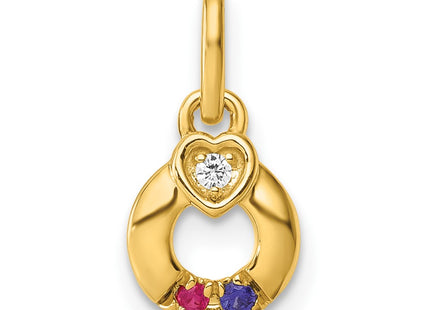 14k Yellow Gold Pendants Style PM10729 - Classique Jewelry Inc.