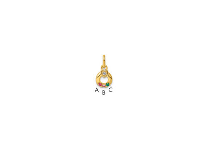 14k Yellow Gold Pendants Style PM10729 - Classique Jewelry Inc.