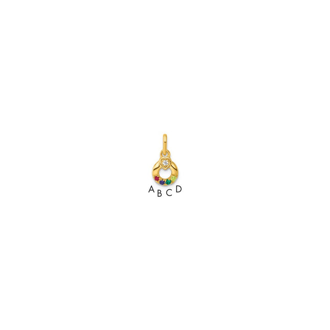 14k Yellow Gold Pendants Style PM10729 - Classique Jewelry Inc.