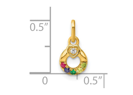 14k Yellow Gold Pendants Style PM10729 - Classique Jewelry Inc.