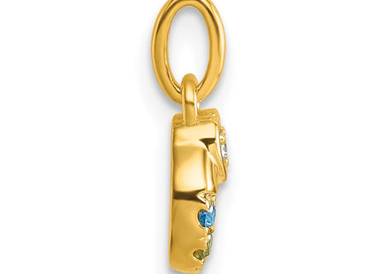 14k Yellow Gold Pendants Style PM10729 - Classique Jewelry Inc.