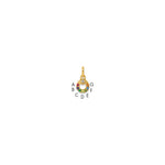 14k Dia Heart w/ 7 Birthstone Mother's Circle Pendant Semi-Mount view 1