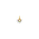 14k Dia Heart w/ 7 Birthstone Mother's Circle Pendant Semi-Mount