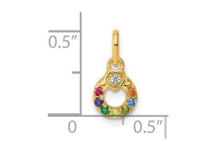 14k Yellow Gold Pendants Style PM10729 - Classique Jewelry Inc.