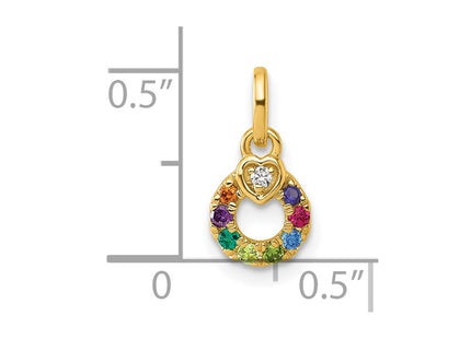 14k Yellow Gold Pendants Style PM10729 - Classique Jewelry Inc.