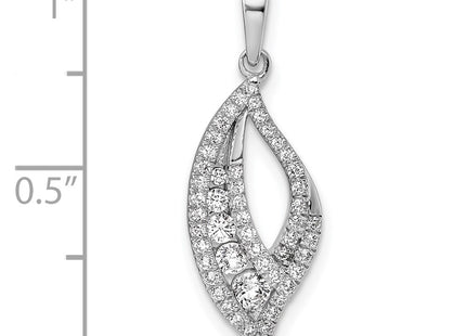 14k White Gold Pendants Style PM10789 - Classique Jewelry Inc.