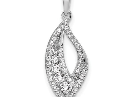 14k White Gold Pendants Style PM10789 - Classique Jewelry Inc.