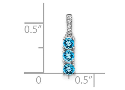 14k White Gold Pendants Style PM3585 - Classique Jewelry Inc.