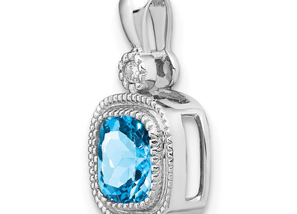14k White Gold Pendants Style PM3665 - Classique Jewelry Inc.