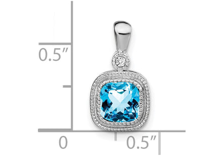 14k White Gold Pendants Style PM3665 - Classique Jewelry Inc.