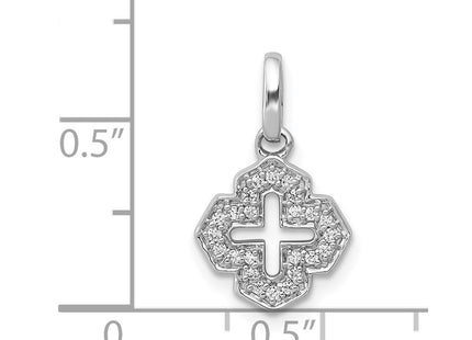 14k White Gold Pendants Style PM3699 - Classique Jewelry Inc.