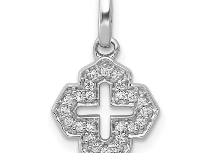 14k White Gold Pendants Style PM3699 - Classique Jewelry Inc.