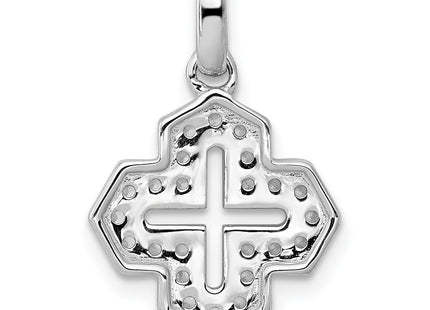 14k White Gold Pendants Style PM3699 - Classique Jewelry Inc.
