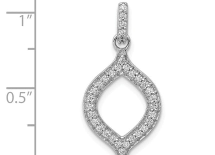 14k White Gold Pendants Style PM3701 - Classique Jewelry Inc.