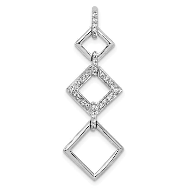 14k White Gold Pendants Style PM3720 - Classique Jewelry Inc.