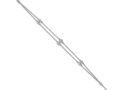 14k White Gold Bracelets Style PM3755 - Classique Jewelry Inc.