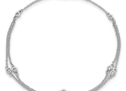 14k White Gold Bracelets Style PM3755 - Classique Jewelry Inc.
