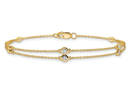14k Yellow Gold Bracelets Style PM3755 - Classique Jewelry Inc.