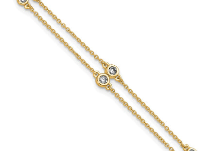 14k Yellow Gold Bracelets Style PM3755 - Classique Jewelry Inc.