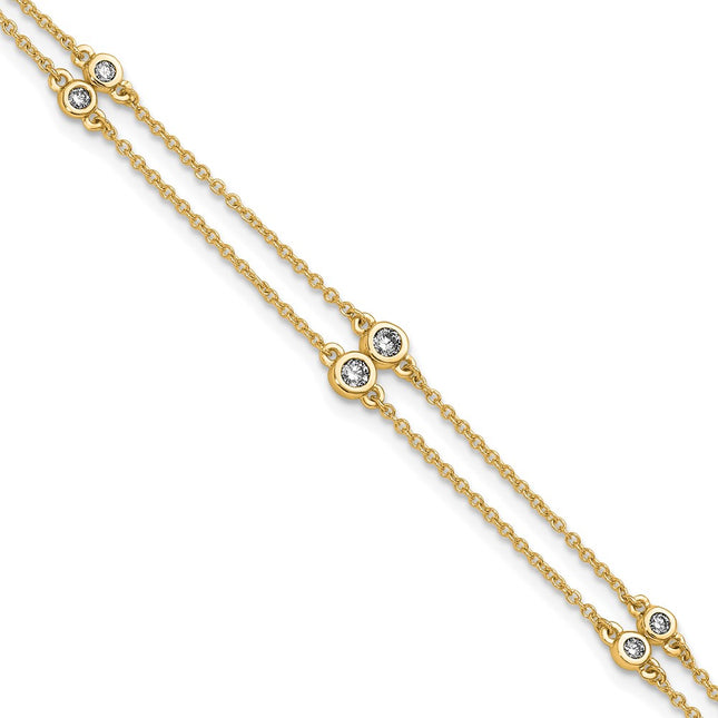 14k Yellow Gold Bracelets Style PM3755 - Classique Jewelry Inc.