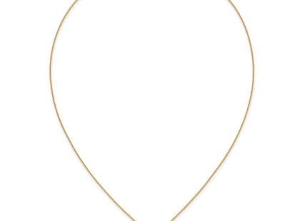 14k Polished 1/2 carat Diamond Circle Necklace (Style PM3781-050-YA)