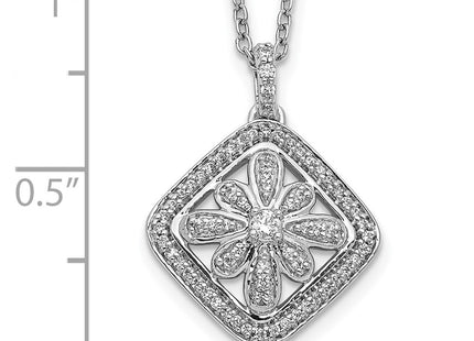 14k White Gold Pendants Style PM3794 - Classique Jewelry Inc.