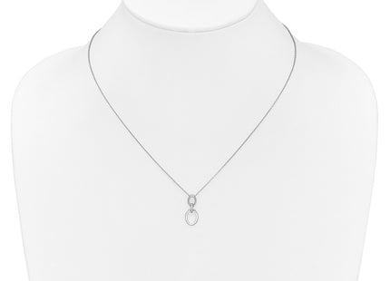 14k White Gold Pendants Style PM3802 - Classique Jewelry Inc.