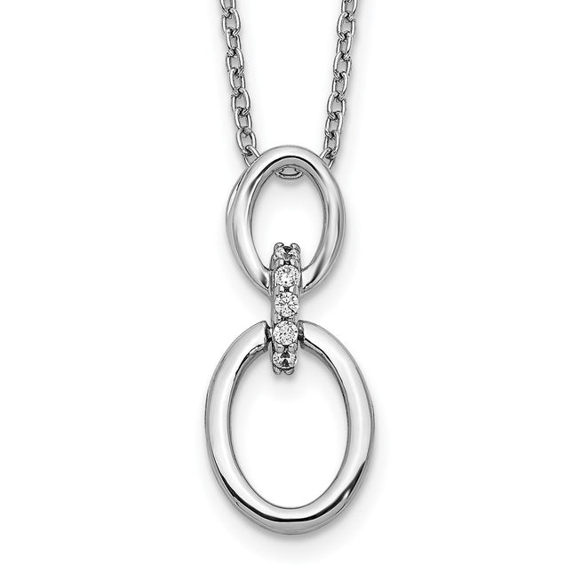 14k White Gold Pendants Style PM3802 - Classique Jewelry Inc.