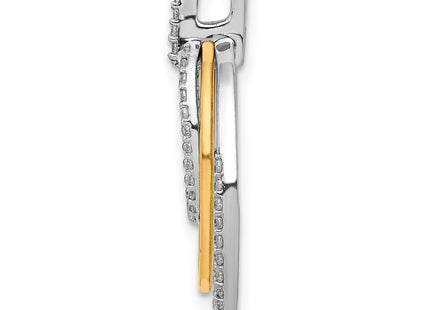 14k Two-tone Pendants Style PM3820 - Classique Jewelry Inc.