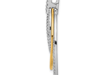 14k Two-tone Pendants Style PM3820 - Classique Jewelry Inc.