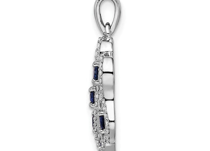 14k White Gold Pendants Style PM3845 - Classique Jewelry Inc.