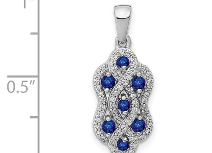 14k White Gold Pendants Style PM3845 - Classique Jewelry Inc.