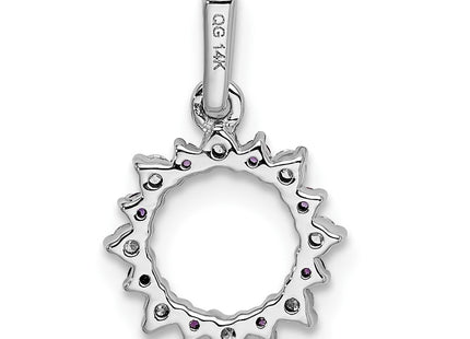 14k White Gold Pendants Style PM3856 - Classique Jewelry Inc.