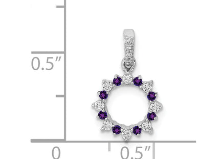 14k White Gold Pendants Style PM3856 - Classique Jewelry Inc.