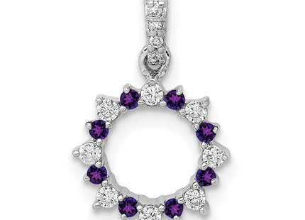 14k White Gold Pendants Style PM3856 - Classique Jewelry Inc.