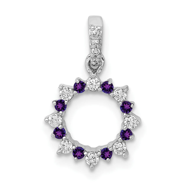 14k White Gold Pendants Style PM3856 - Classique Jewelry Inc.