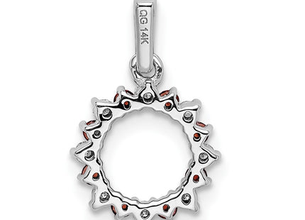 14k White Gold Pendants Style PM3856 - Classique Jewelry Inc.