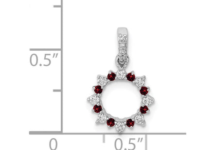 14k White Gold Pendants Style PM3856 - Classique Jewelry Inc.