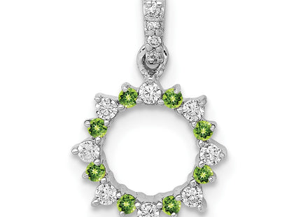 14k White Gold Pendants Style PM3856 - Classique Jewelry Inc.