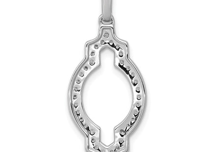 14k White Gold Pendants Style PM3927 - Classique Jewelry Inc.
