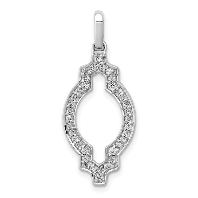 14k White Gold Pendants Style PM3927 - Classique Jewelry Inc.