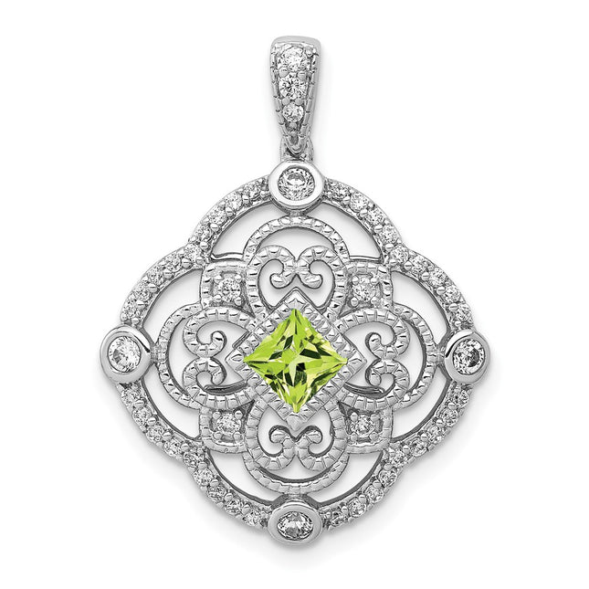 14k White Gold Pendants Style PM3943 - Classique Jewelry Inc.