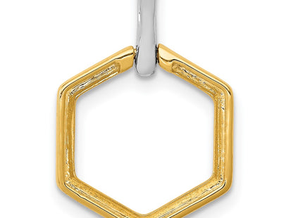 14k Two-tone Pendants Style PM3966 - Classique Jewelry Inc.