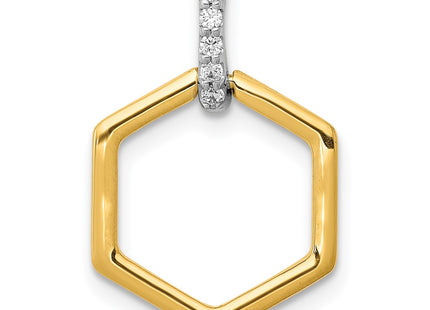 14k Two-tone Pendants Style PM3966 - Classique Jewelry Inc.
