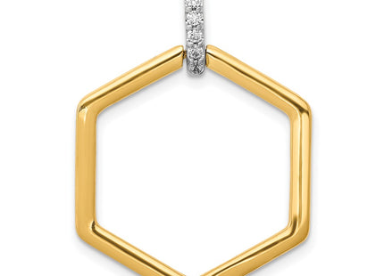 14k Two-tone Pendants Style PM3966 - Classique Jewelry Inc.